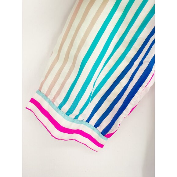 Vilagallo Women's NEON Stripe Shirt Dress - Picture 2 of 9